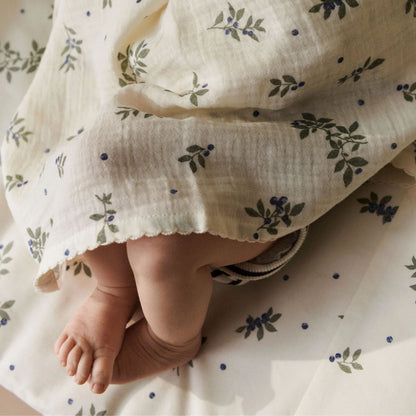 Dear April Mio 3 Pack Muslin Cloths - Blueberries