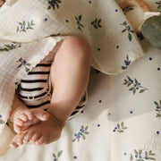 Dear April Mio 3 Pack Muslin Cloths - Blueberries