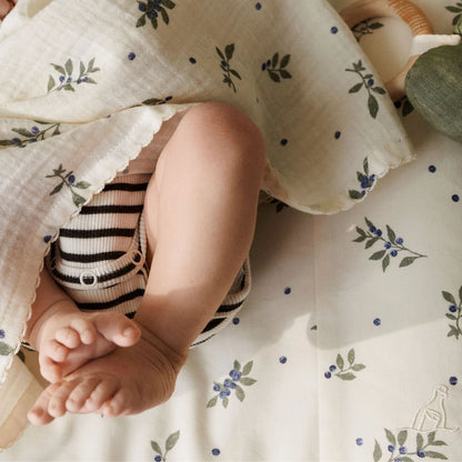 Dear April Mio 3 Pack Muslin Cloths - Blueberries