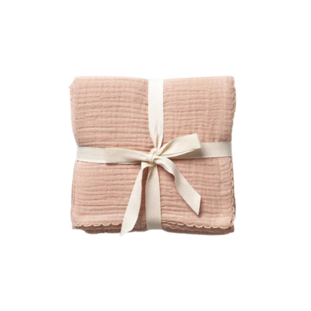 Dear April Mio 3 Pack Muslin Cloths - Apple Blossom
