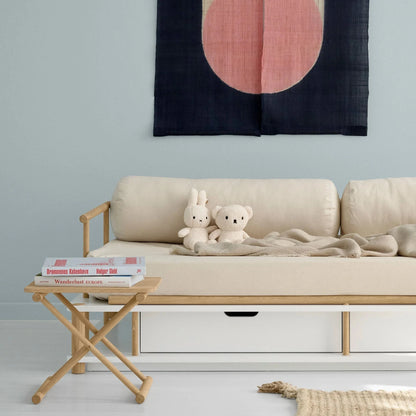 Dear April Canvas Cylinder Cushion - Pure Nature - On Oliver furniture Camp day bed