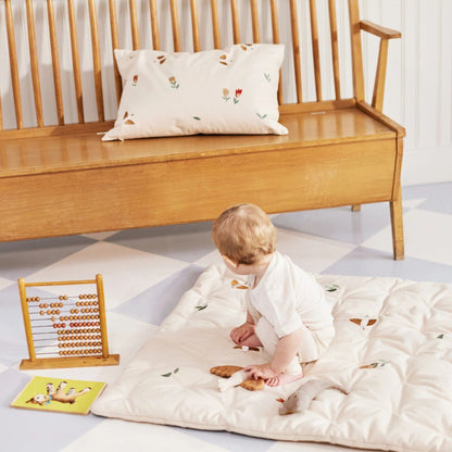 Dear April Embroidered Play Mattress - Song Birds