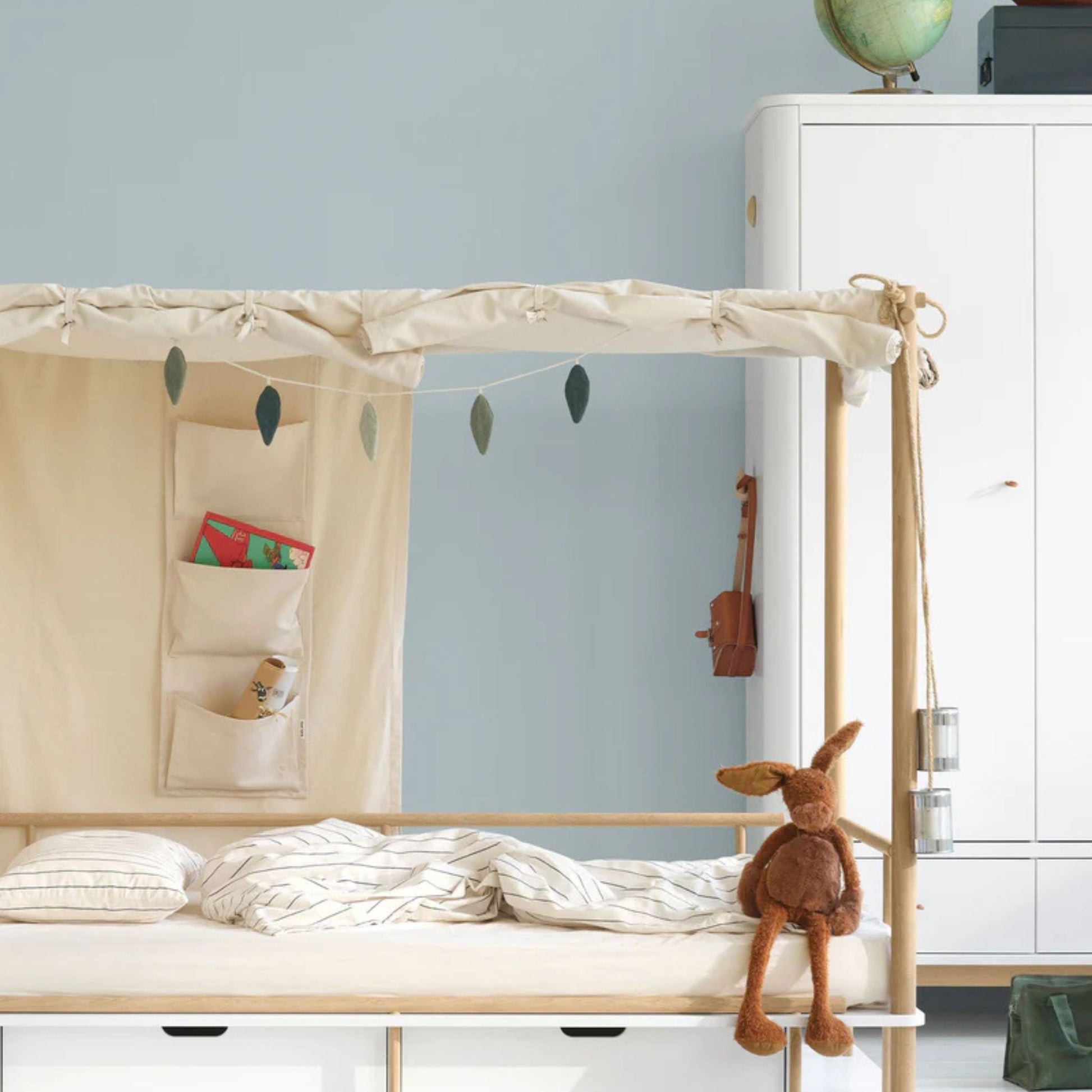 Dear April Garland - Leaves On Oliver Furniture Camp Canopy Bed