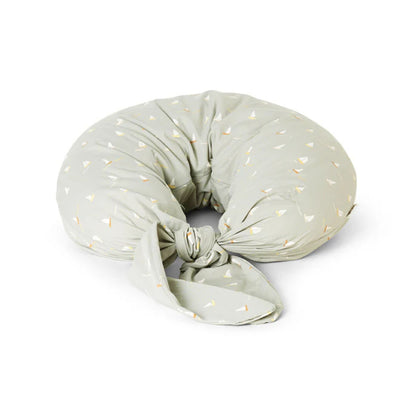 Dear April Nursing Pillow With Long Tie - Sailboats