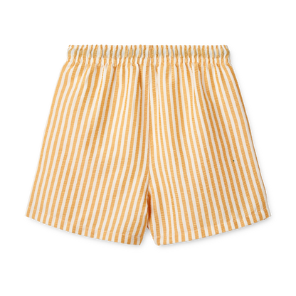 Liewood Duke Stripe Board Shorts - Y/D stripe Yellow Mellow/crème De La Crème