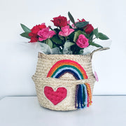 Bellybambino Rainbow & Heart Basket - Large