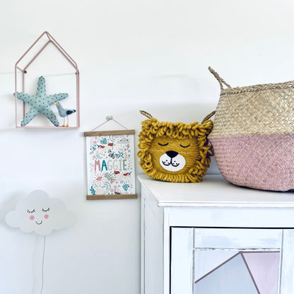 Bellybambino Yellow Lion Basket - Small