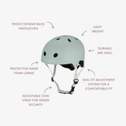 Banwood Kids Eco Helmet 50-54cm - Clay