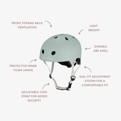 Banwood Kids Eco Helmet 50-54cm - Clay