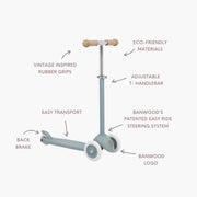 Banwood Kids Eco Scooter - Teal