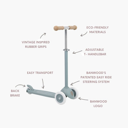 Banwood Kids Eco Scooter - Teal