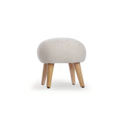 CuddleCo Etta Foot Stool - Boucle Mushroom