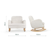 CuddleCo Etta Cuddle Chair - Boucle Off White