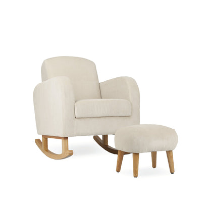 CuddleCo Etta Nursing Chair & Foot Stool - Sand