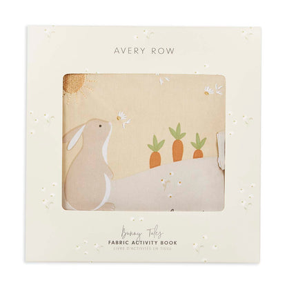 Avery Row Baby Fabric Book - Bunny Tales