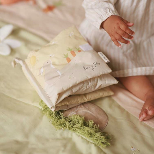 Avery Row Baby Fabric Book - Bunny Tales
