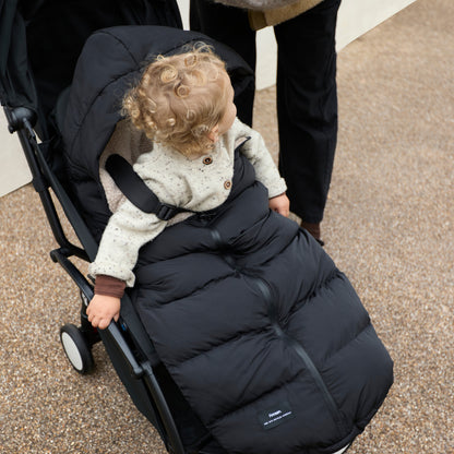 Finnson Alma Eco Universal Quilted Footmuff - Black