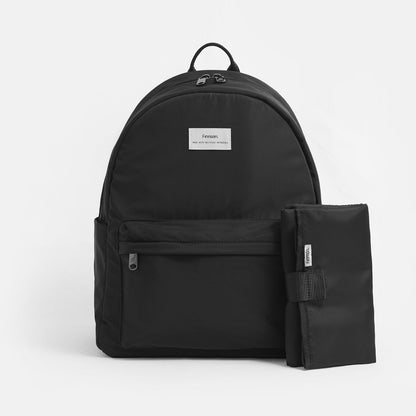 Finnson Ana Eco Changing Backpack With Changing Mat - Black