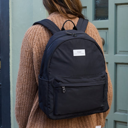Finnson Ana Eco Changing Backpack With Changing Mat - Black