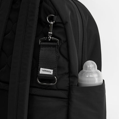 Finnson Ana Eco Changing Backpack With Changing Mat - Black