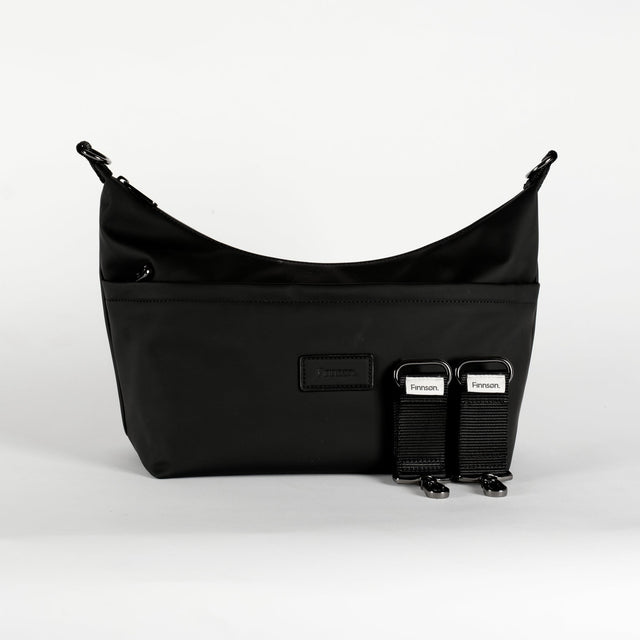 Finnson Fia Eco Stroller Organiser With Stroller Clips - Black