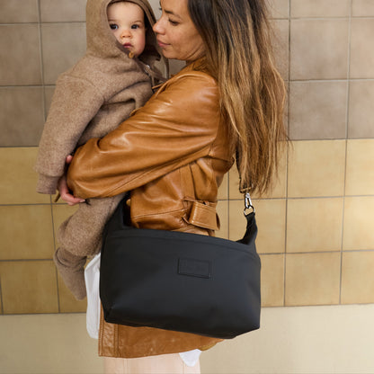 Finnson Fia Eco Stroller Organiser With Stroller Clips - Black