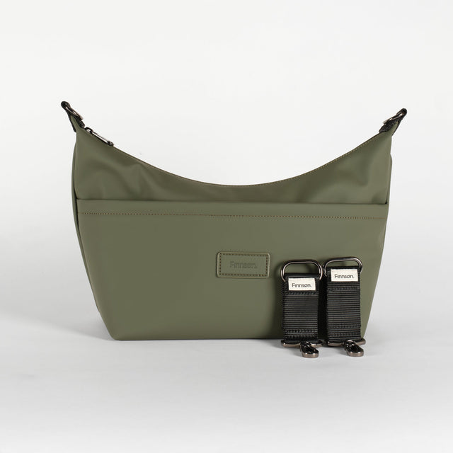 Finnson Fia Eco Stroller Organiser With Stroller Clips - Khaki