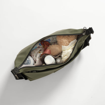 Finnson Fia Eco Stroller Organiser With Stroller Clips - Khaki