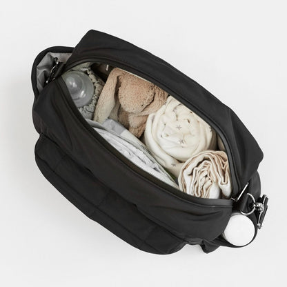 Finnson Freya Eco Oversized Stroller Organiser With Clips - Black