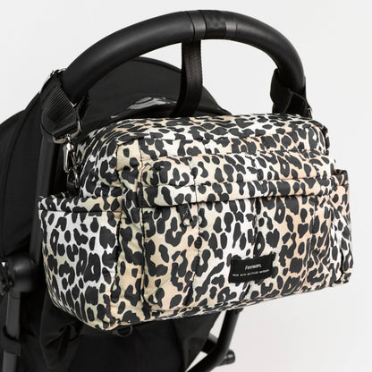 Finnson Freya Eco Stroller Organiser With Clips - Leopard