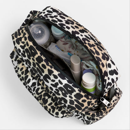 Finnson Freya Eco Stroller Organiser With Clips - Leopard