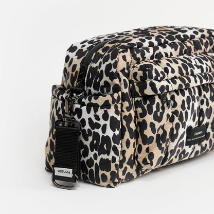 Finnson Freya Eco Stroller Organiser With Clips - Leopard