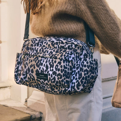 Finnson Freya Eco Stroller Organiser With Clips - Leopard