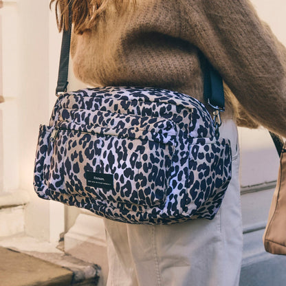 Finnson Freya Eco Stroller Organiser With Clips - Leopard