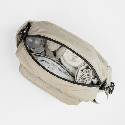 Finnson Freya Eco Stroller Organiser With Clips - Taupe