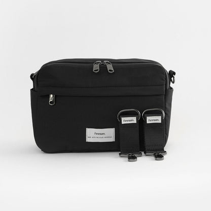 Finnson Frida Eco Stroller Organiser With Clips - Black