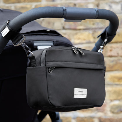 Finnson Frida Eco Stroller Organiser With Clips - Black