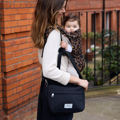 Finnson Frida Eco Stroller Organiser With Clips - Black