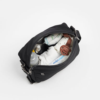 Finnson Frida Eco Stroller Organiser With Clips - Black