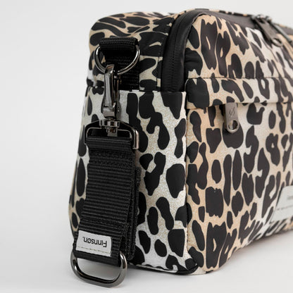 Finnson Frida Eco Stroller Organiser With Stroller Clips - Leopard