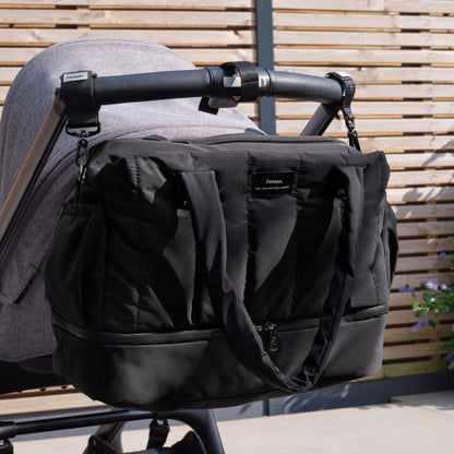Finnson Innes Eco Changing Bag With Changing Mat - Black