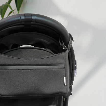 Finnson Odin Eco Stroller Caddy With Built In Stroller Clips - Black