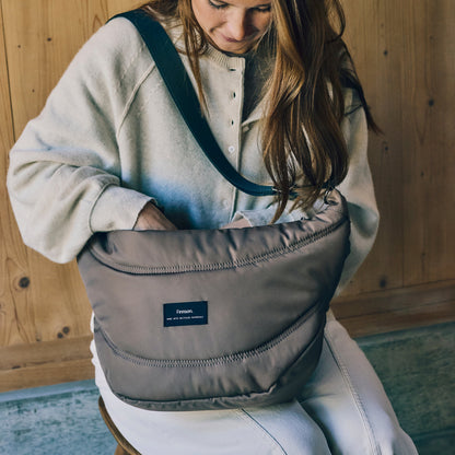 Finnson Osma Eco Stroller Organiser With Clips - Mocha