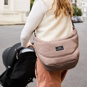 Finnson Osma Eco Stroller Organiser With Clips - Mocha