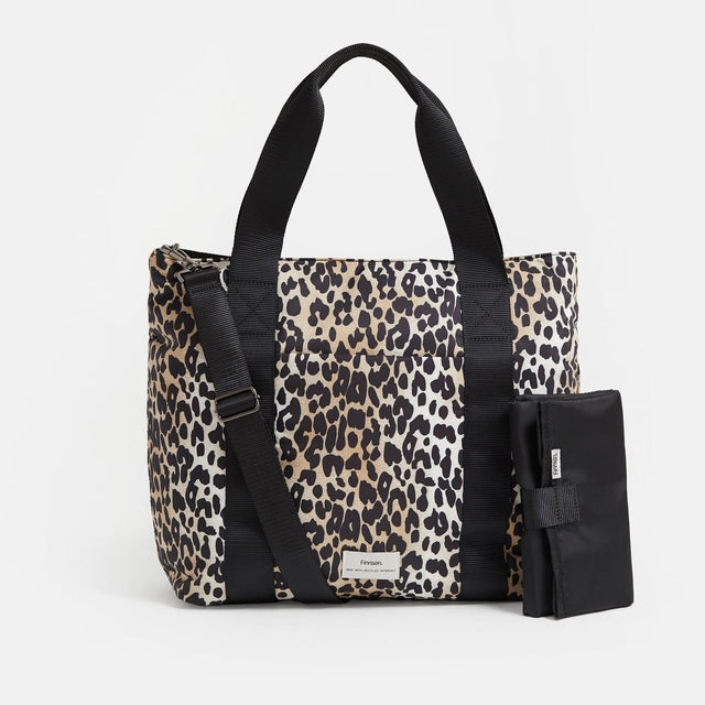 Finnson Selby Eco Changing Bag With Changing Mat - Leopard