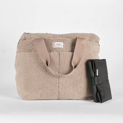 Finnson Sigrid Eco Changing Bag With Changing Mat - Beige
