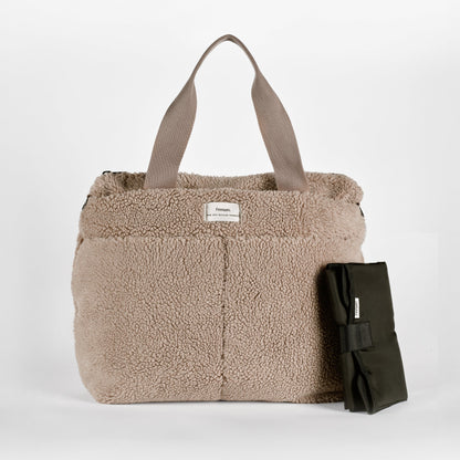Finnson Sigrid Eco Changing Bag With Changing Mat - Beige