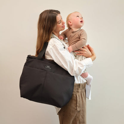 Finnson Sigrid Eco Changing Bag With Changing Mat - Black