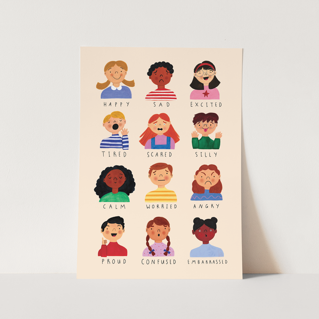 Kid of the Village Feelings Fine Art Print - Portrait