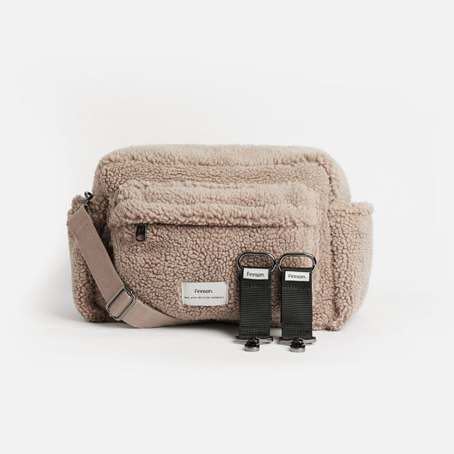 Finnson Freya Eco Stroller Organiser With Clips - Teddy Borg